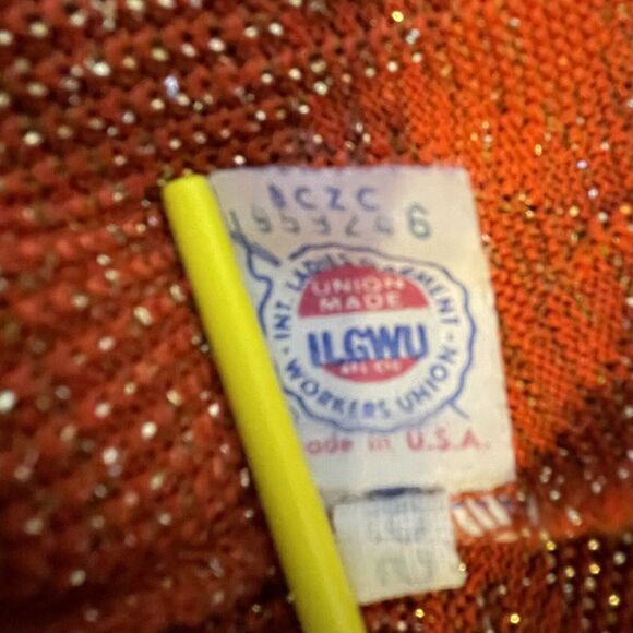 VTG Rona New York Knit Set Womens 10 Screen Worn Dress Skirt Suit Cardigan 60s - Picture 13 of 13